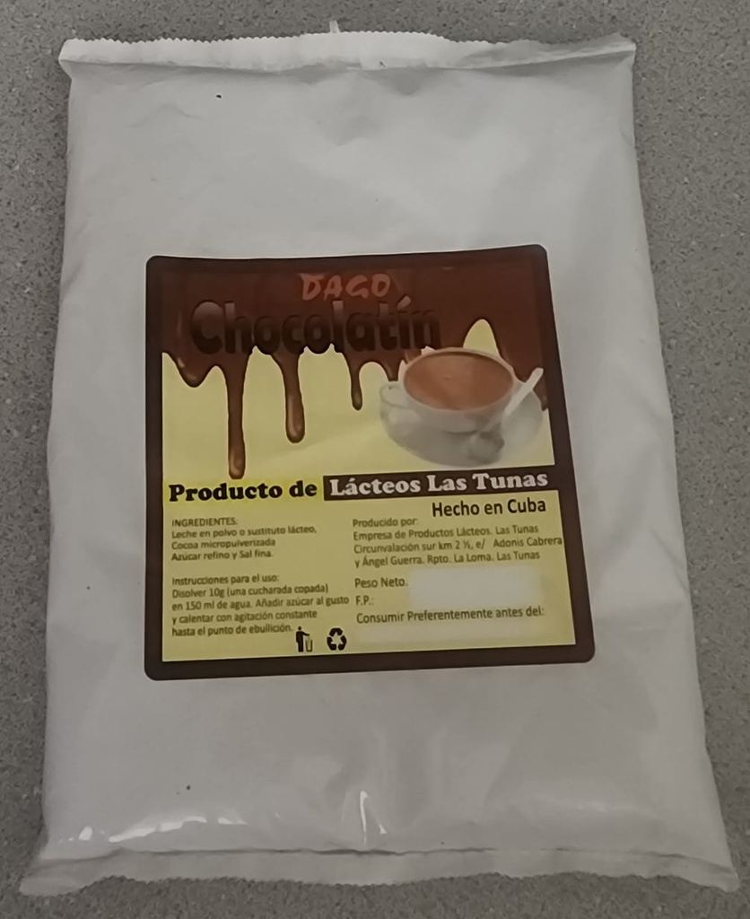 Chocolatín en bolsas de 200 gramos 