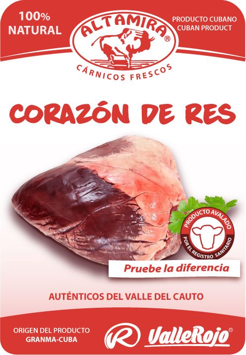 Corazon Res  paquete 0,8 - 1 Kg     