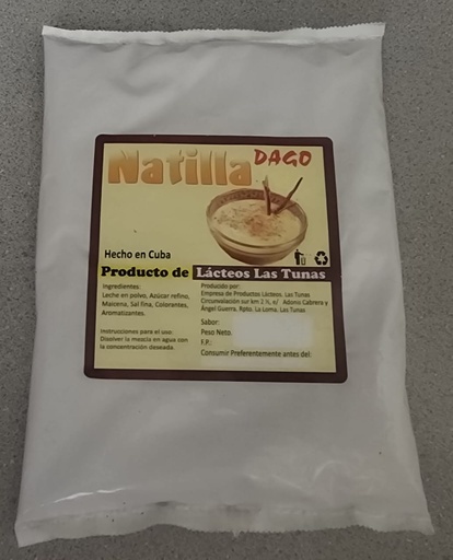 Natillas de chocolate en bolsas de 200 gramos
